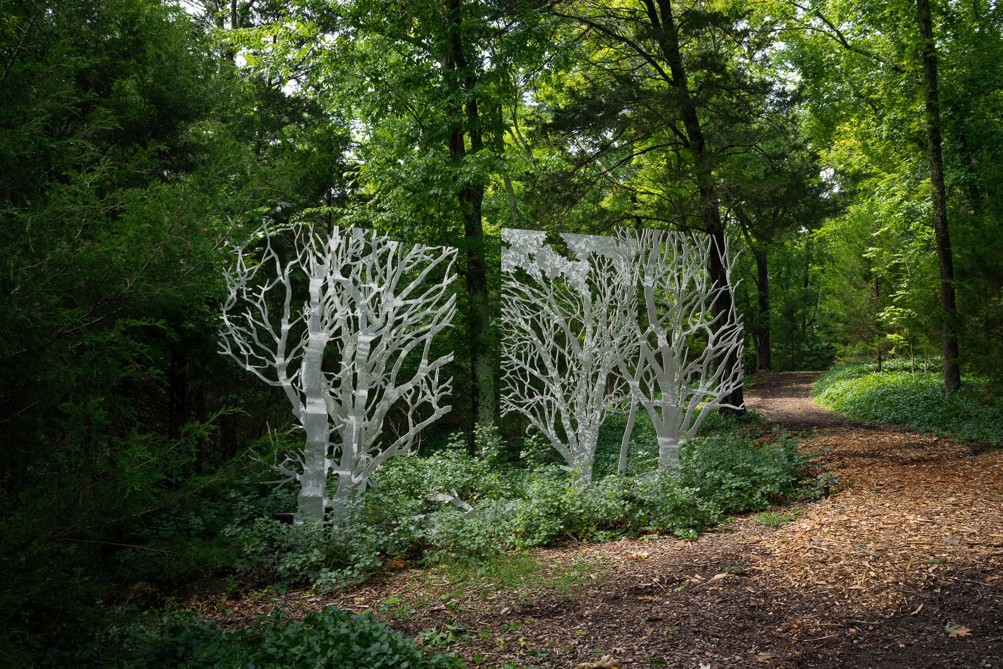 Tree Poem sculpture by John T. Scott